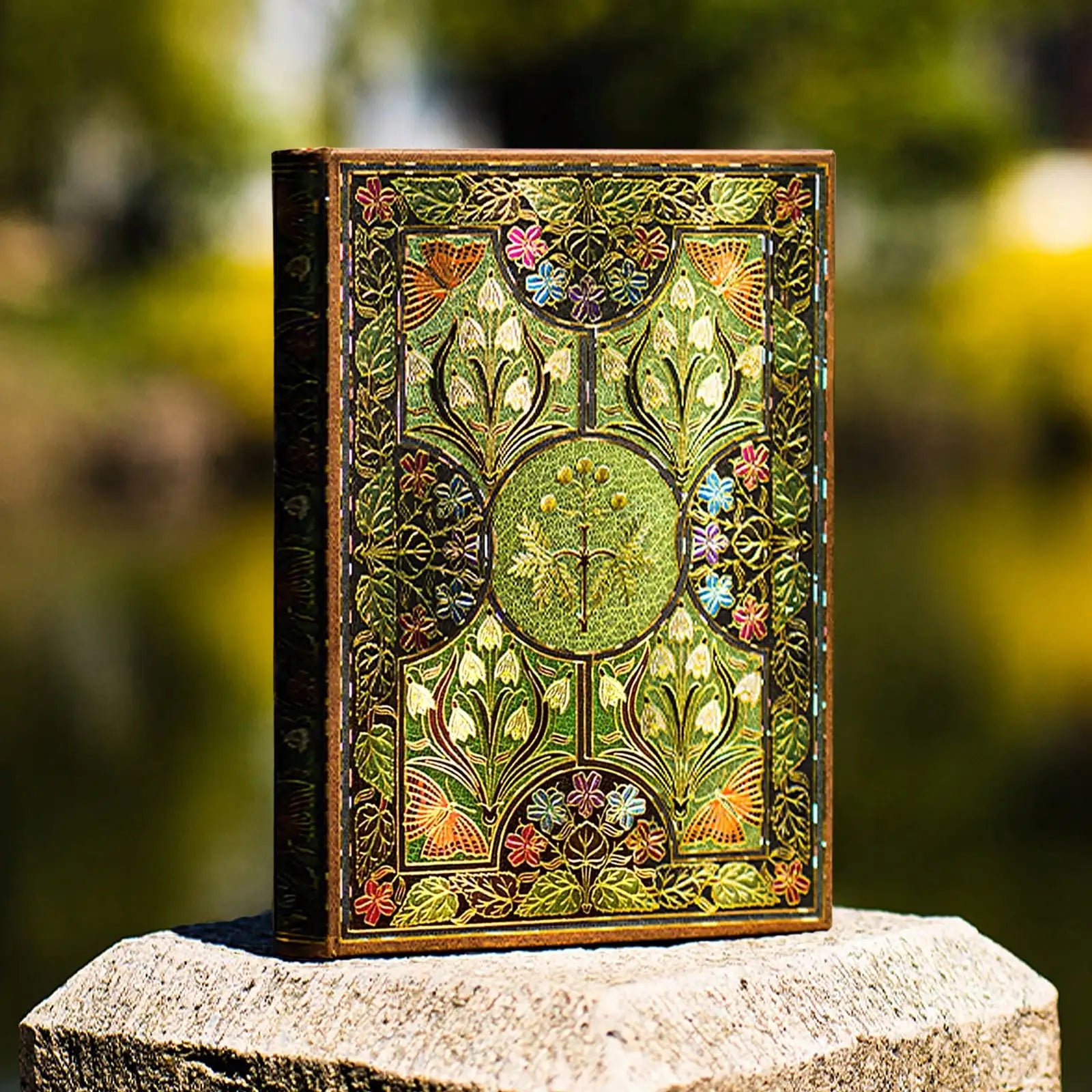 Vintage Floral Hardcover Journal with gold foil - view 8